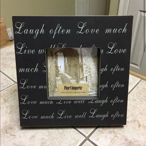 Pier 1 imports photo frame holds 5x5 picture